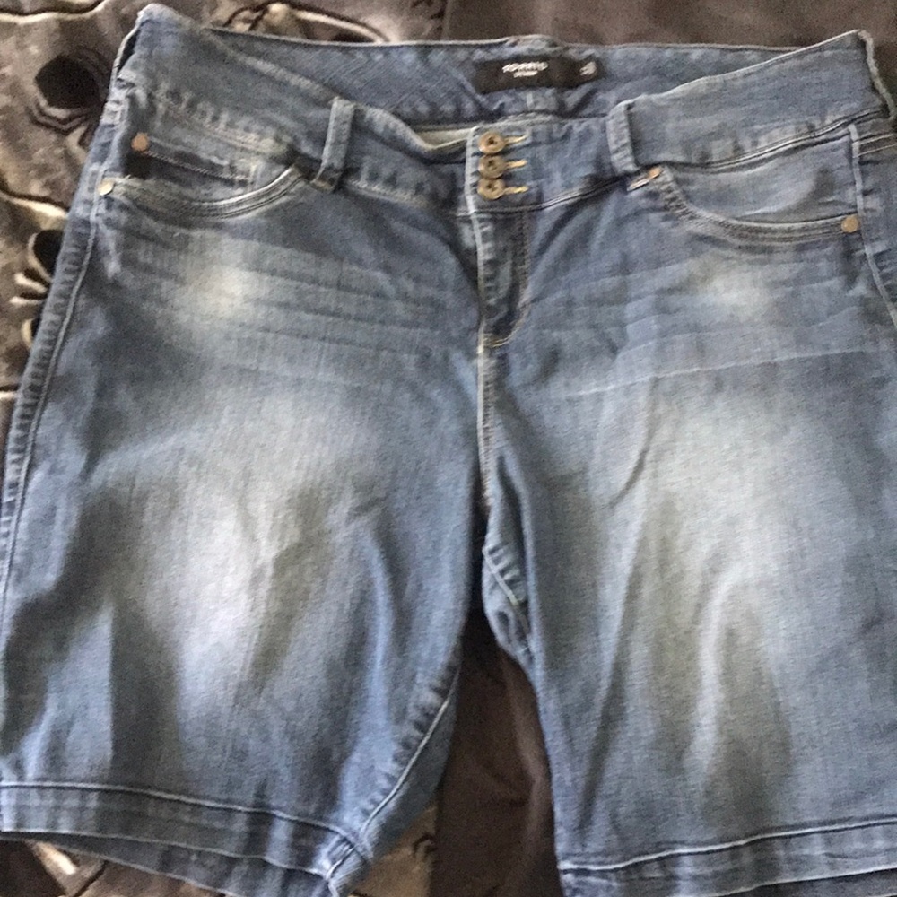 Torrid Blue Jean Shorts Relaxed Fit